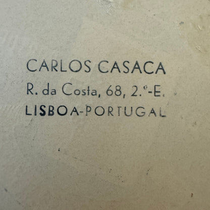 Vintage Hotel Travel Luggage Label Hotel Do Imperio Lisboa Portugal