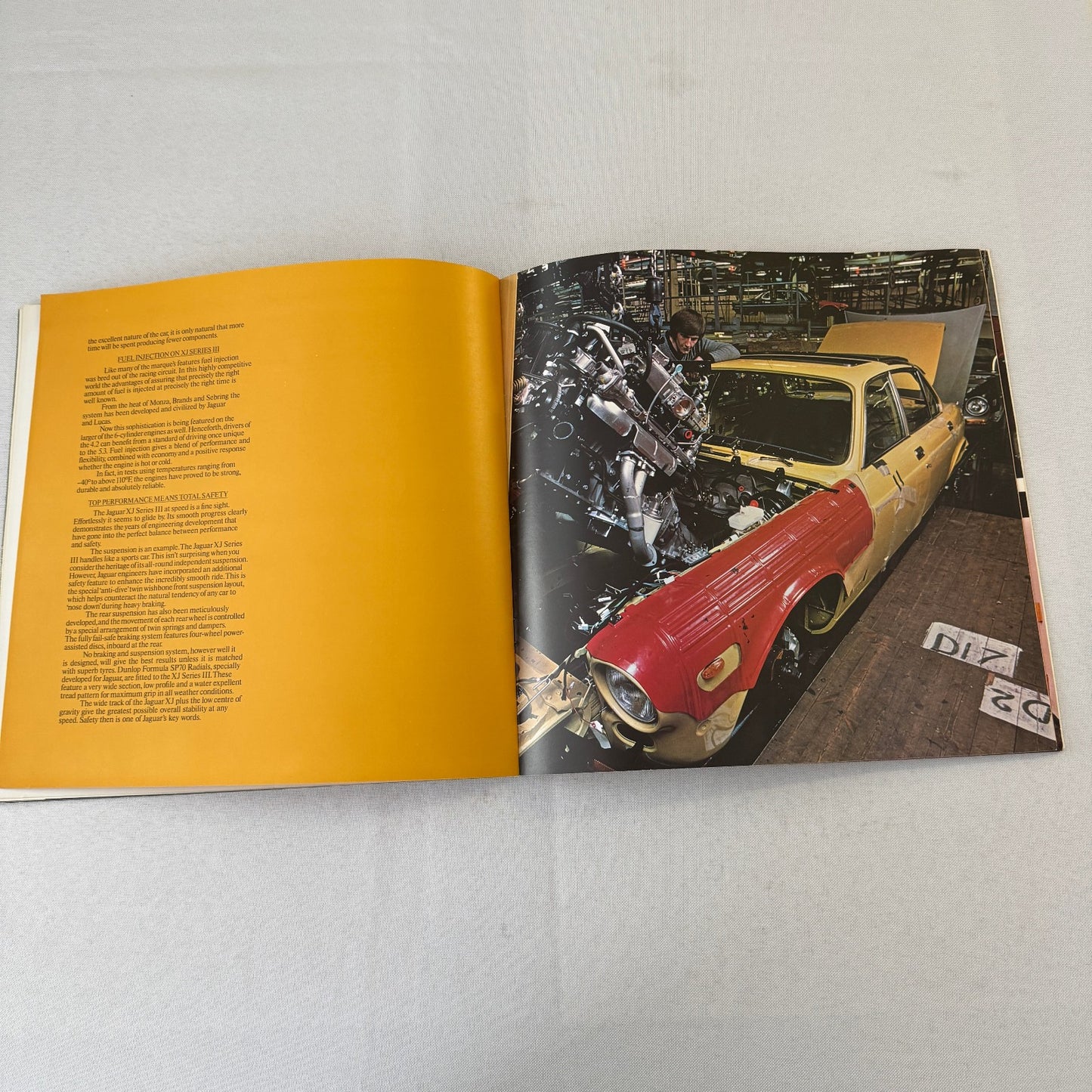 Jaguar XJ Series III Vintage Car Sales Brochure Catalog Advertising