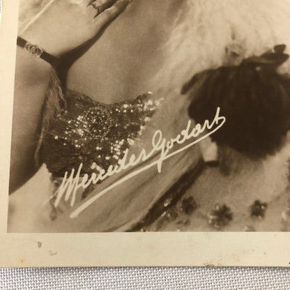 Circus Performer Acrobats Trapeze RPPC Real Photo Postcard Mercedes Godart