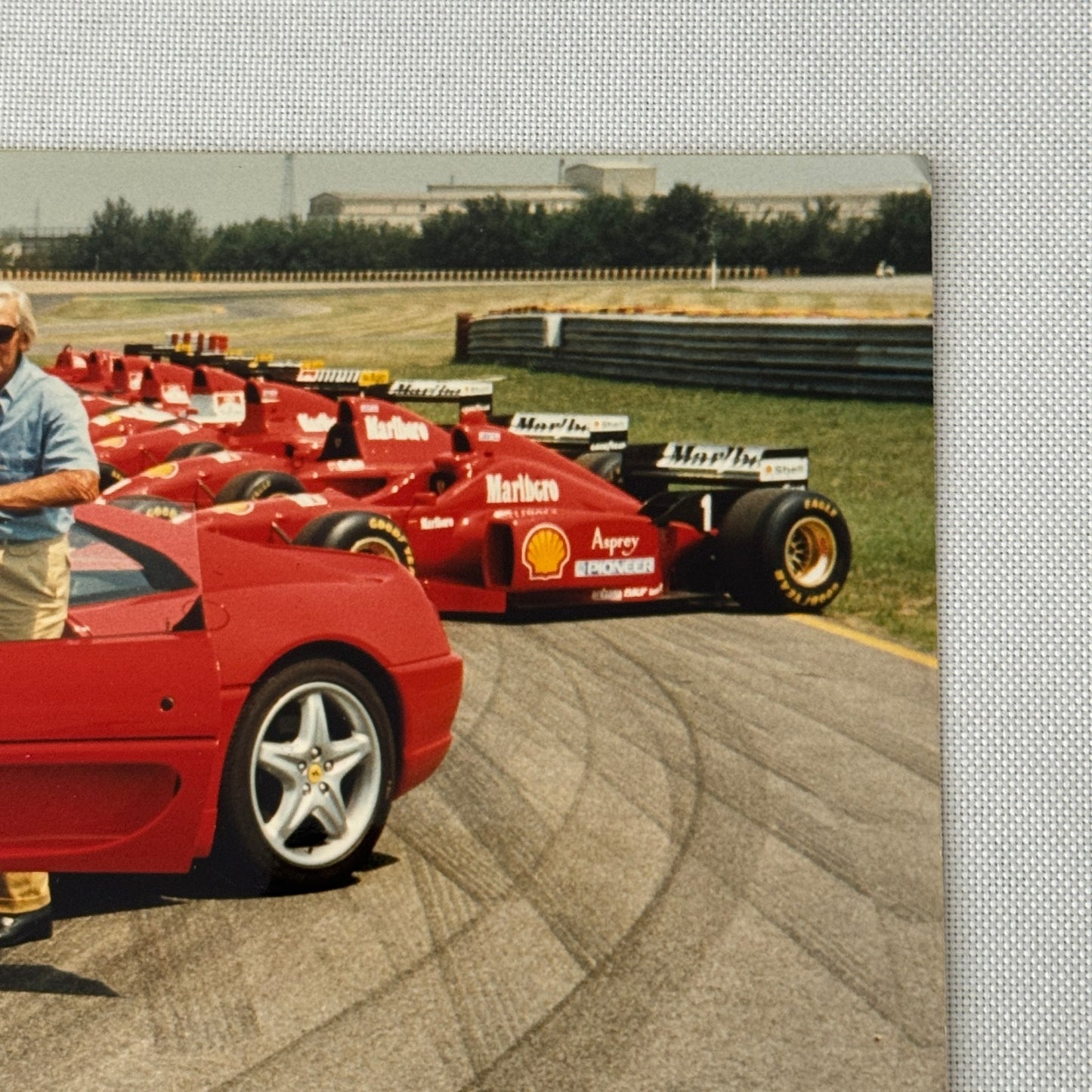 Ferrari F355 Paul Frere Racing Driver Journalist Photo Photograph F1 Formula One