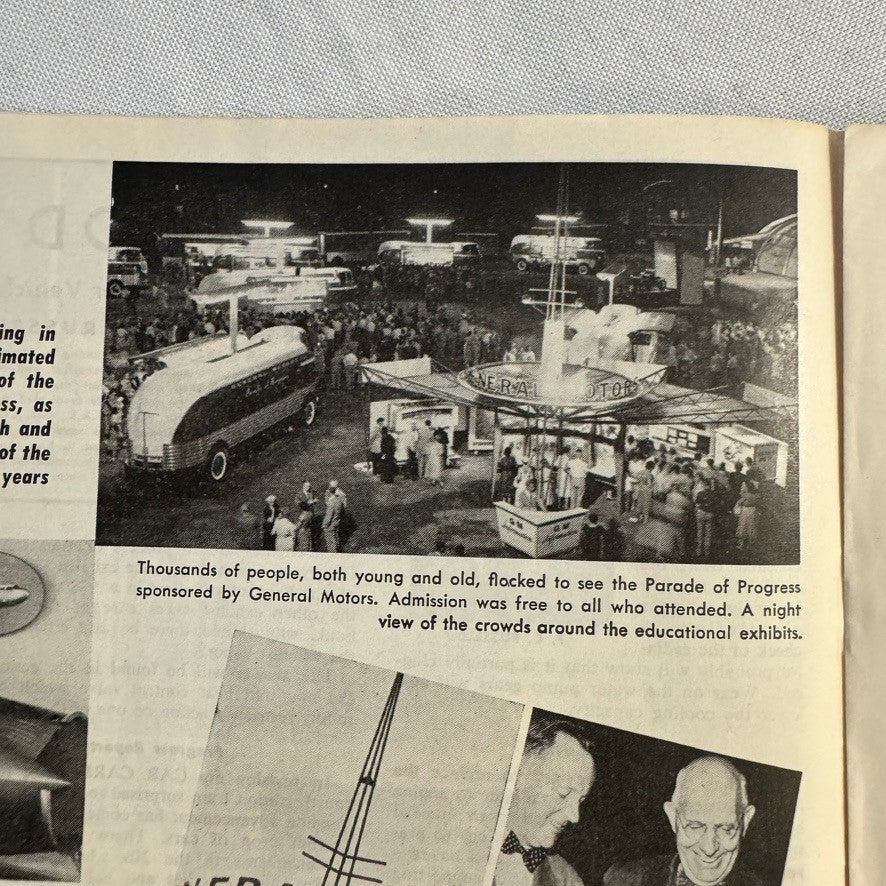 1955 Canadian Motorist Magazine General Motors Parade of Progress Futureliner +