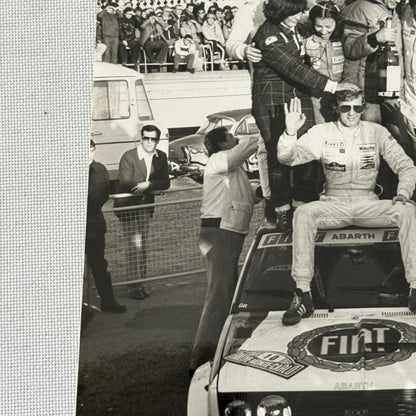1980 Rallye Monte Carlo Press Photo Photograph DPPI Fiat 131 Abarth Car
