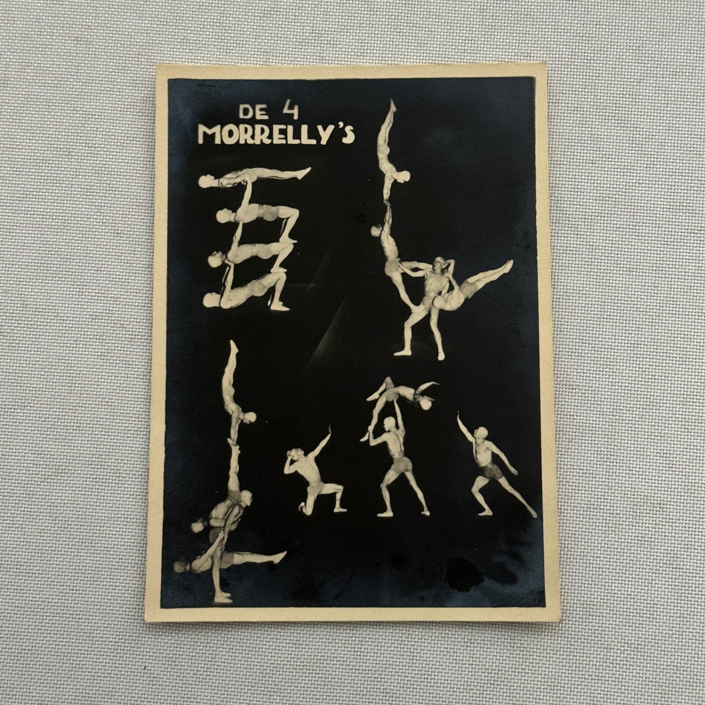 Vintage Circus Act Photo Photograph Acrobat Acrobatic Balancing Act 4 Morellys