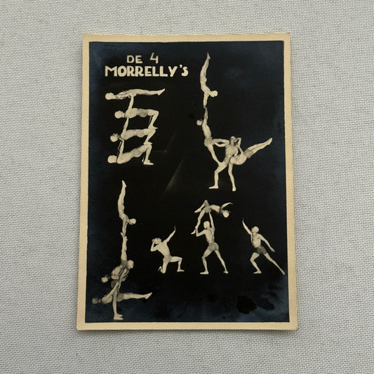 Vintage Circus Act Photo Photograph Acrobat Acrobatic Balancing Act 4 Morellys