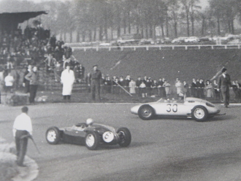 Vintage 1960s Racing Photograph Photo Image Grand Prix Race Cars