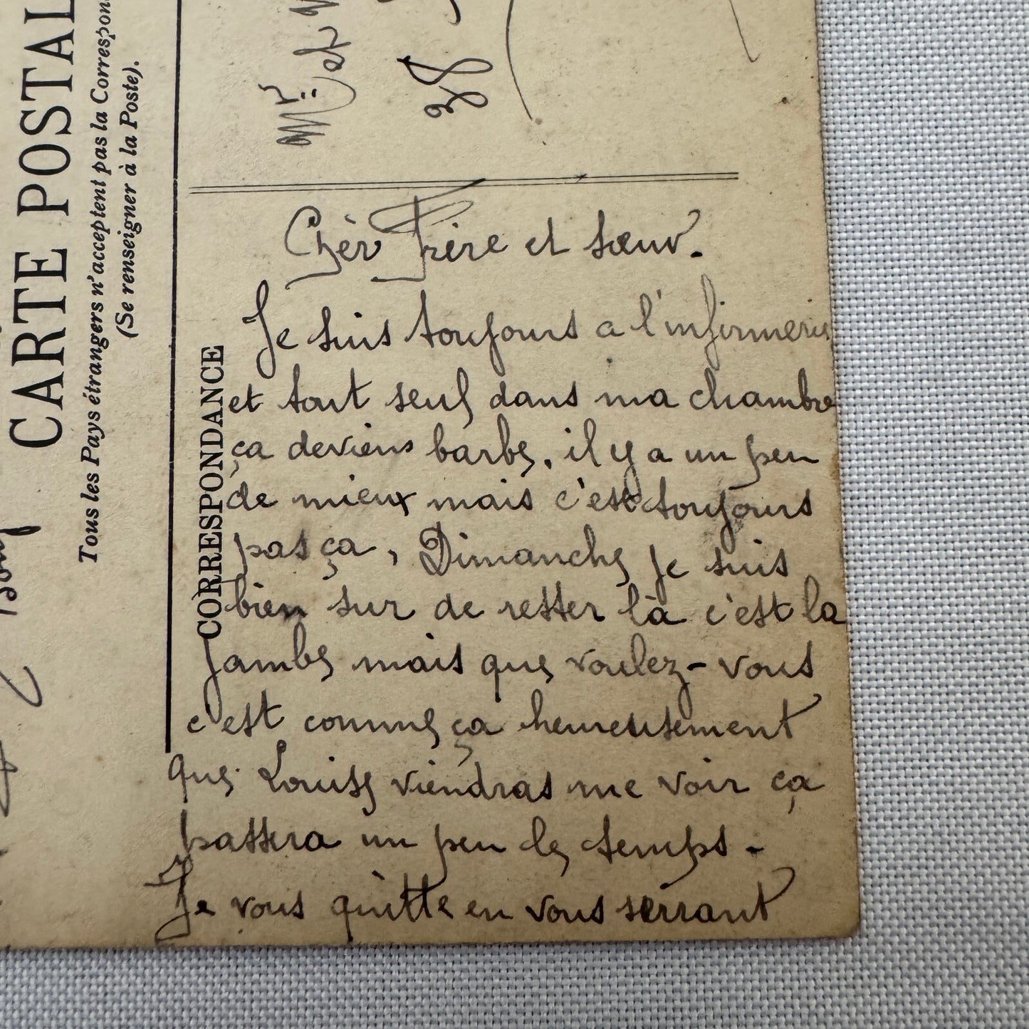 Vintage Zeppelin Airship Dirigible Postcard Post Card French Le Clement Bayard