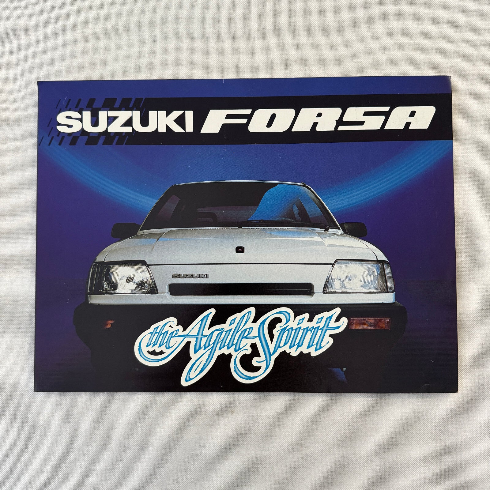 1987 Suzuki Forsa Car Sales Brochure Catalog Forsa Turbo GL GA