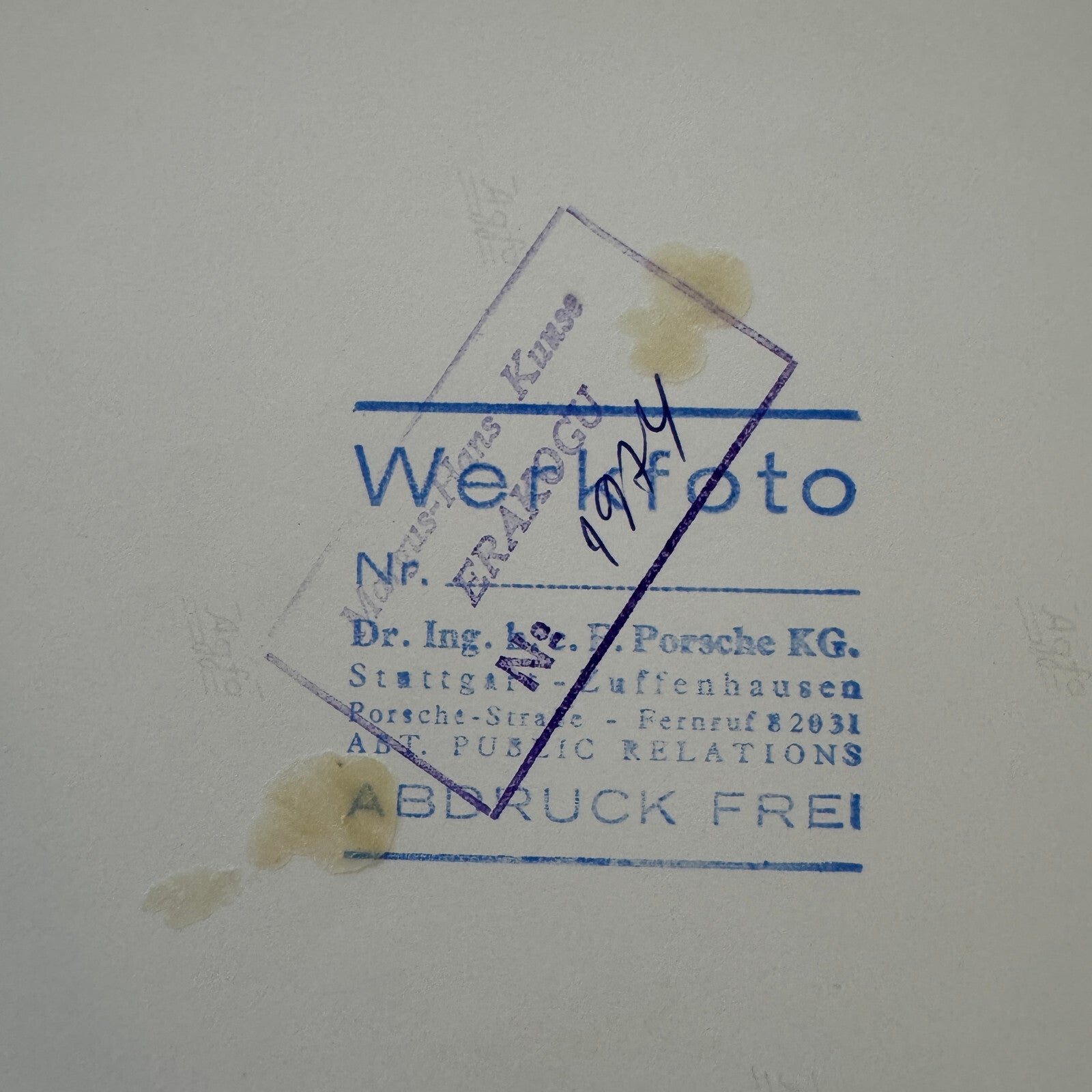 Porsche 935 Martini Racing Car Vintage Photo Photograph Print