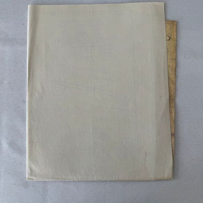 1931 California Highway Dept “As Built” Road Plan Map Blueprint T11N R14E MDB&M