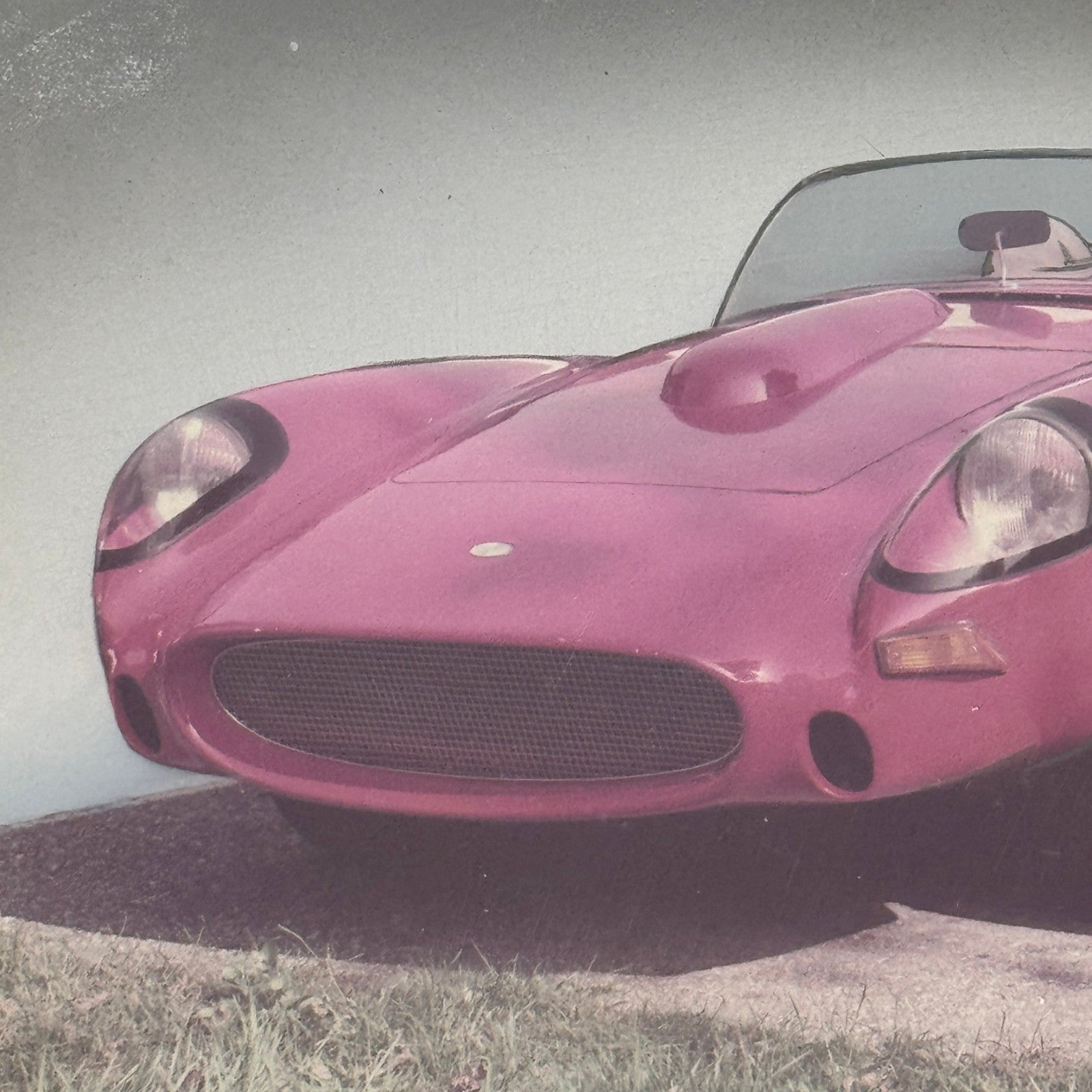 Vintage Sbarro Kit Car Concept Car Photo Photograph Franco Sbarro Roadster