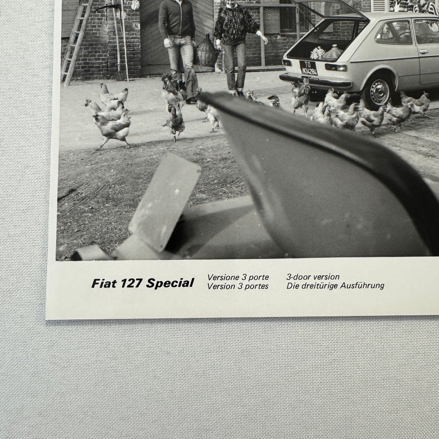 Fiat 127 Special Car Factory Press Photo Photograph Print Vintage 3 Door 1976