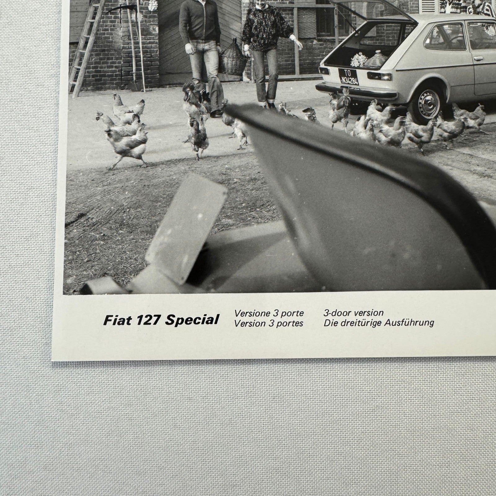 Fiat 127 Special Car Factory Press Photo Photograph Print Vintage 3 Door 1976
