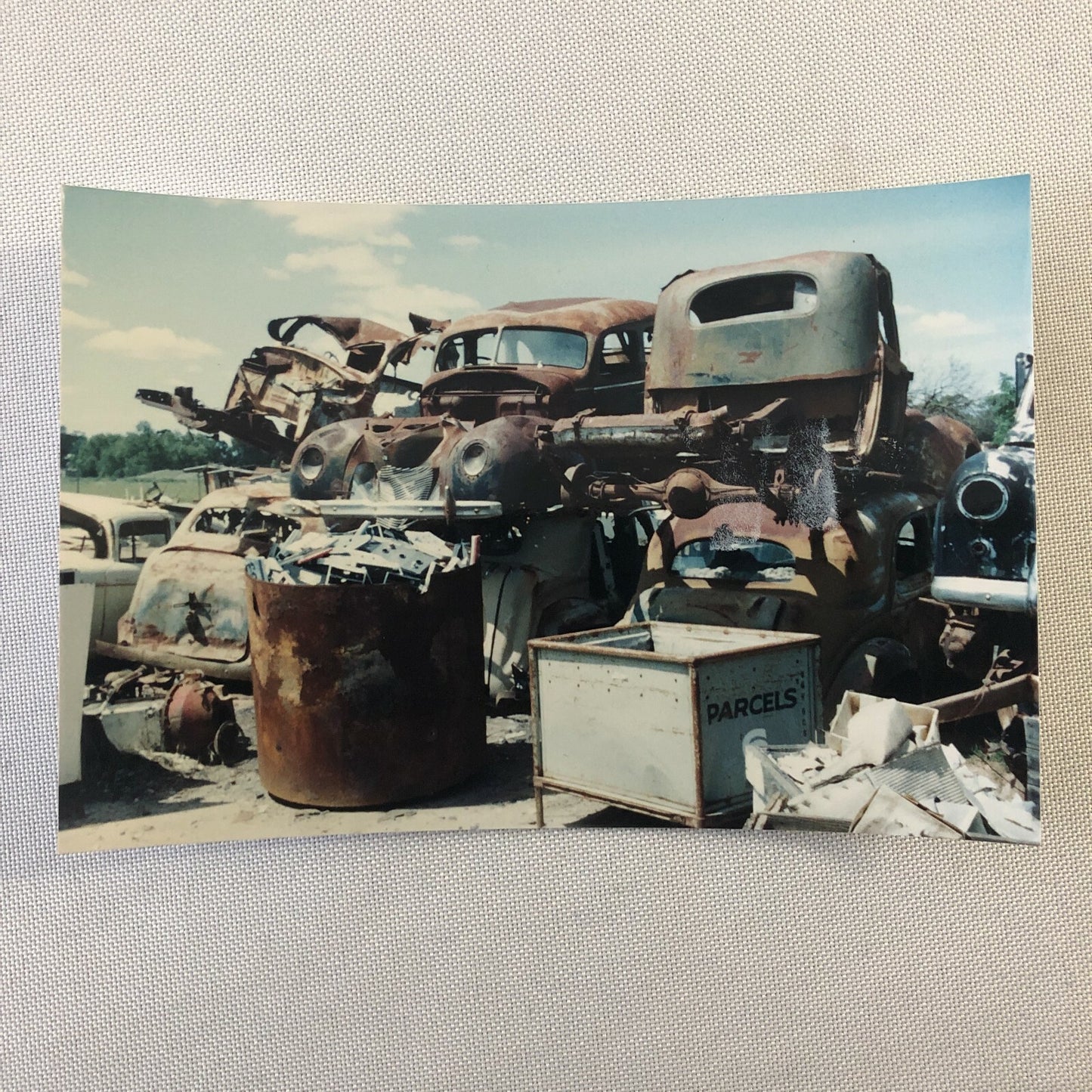 Vintage Hudson Super Six Barn Find Rusty Car Photo Photograph Print 