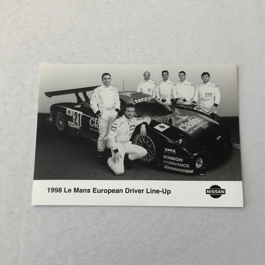 1998 Nissan Racing Team Le Mans Driver Factory Press Photo Photograph