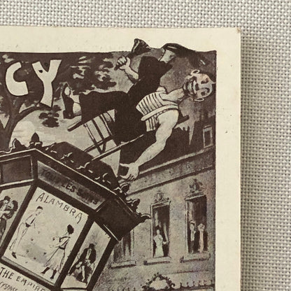 Circus Comedy Act Postcard Post Card Miss Lucy and Facksonss Vintage