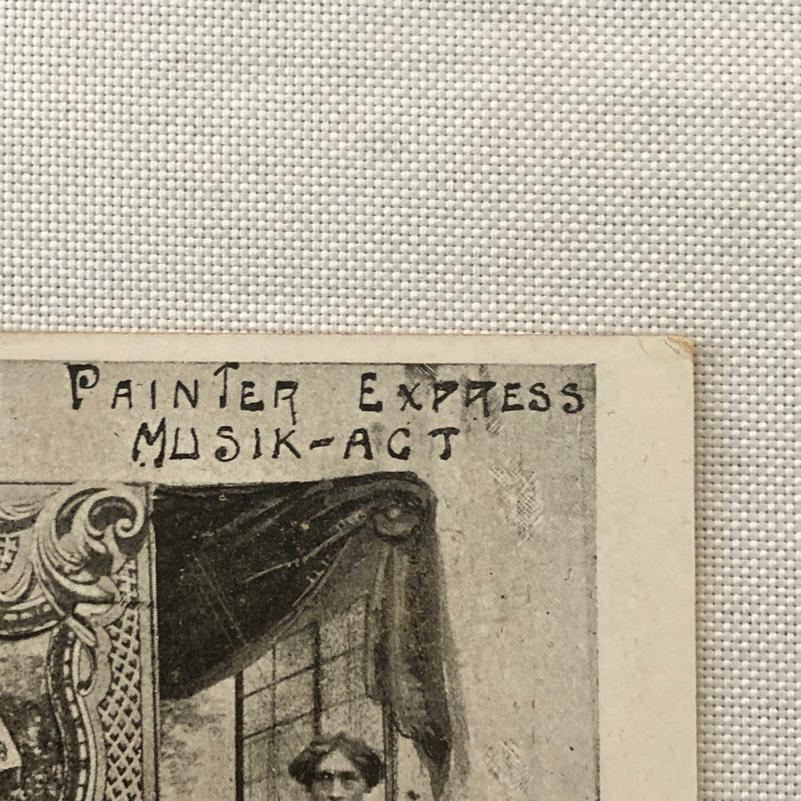 Circus Performer Speed Painting Musician Act German Postcard Post Card De Hasse