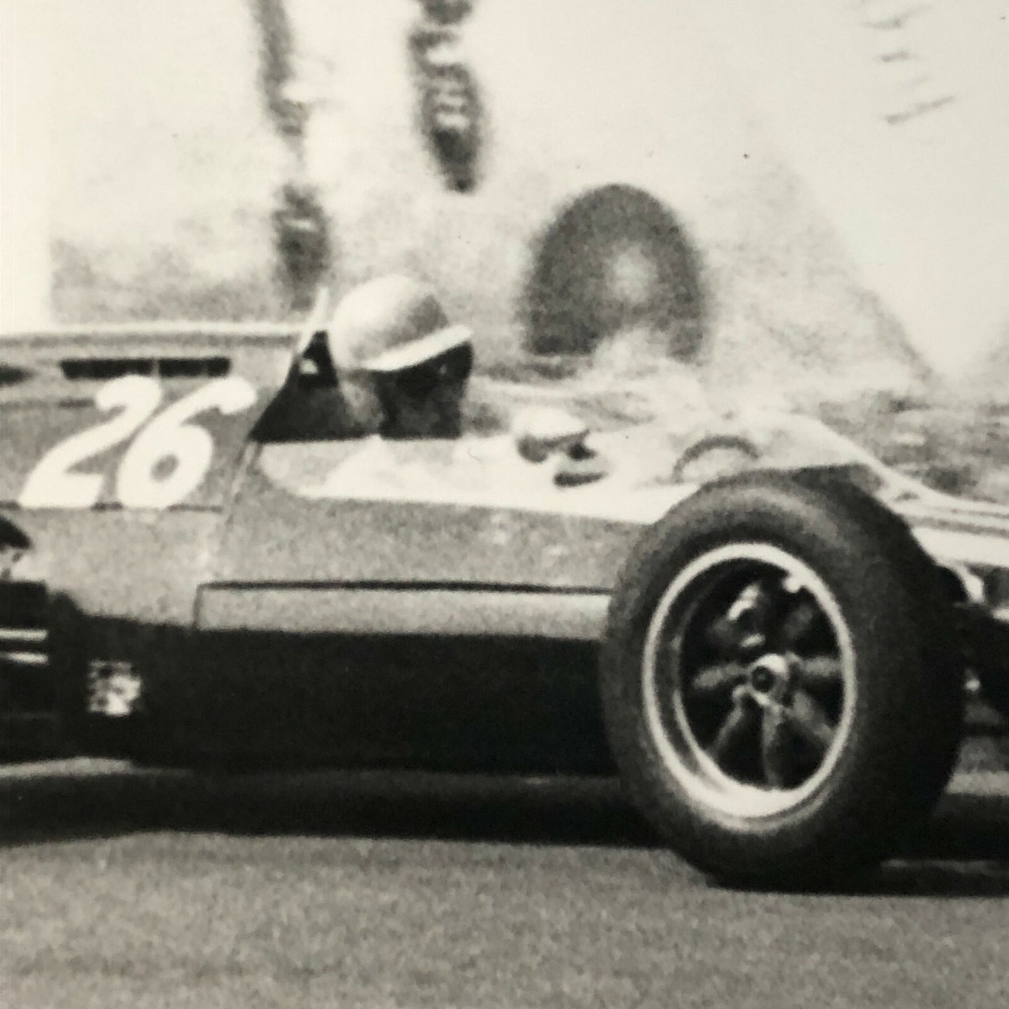 Vintage Grand Prix Racing Car Photo Photograph Print - SPA Belgium ?