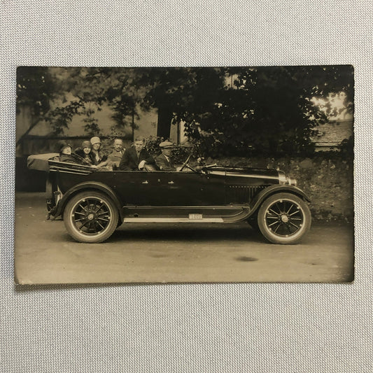 Antique Car Photo Postcard - Possibly Real Photo Post Card RPPC ? 