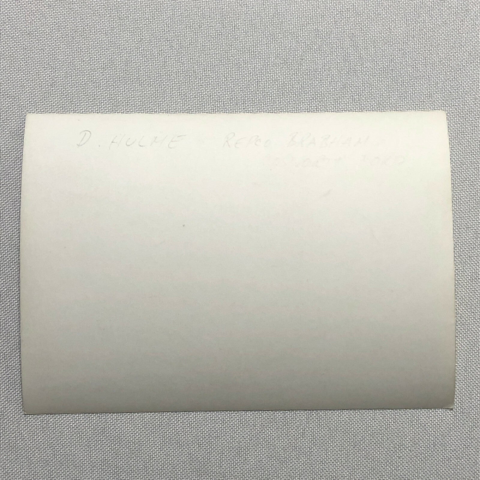 Vintage Racing Photo Photograph Print Denny Hulme Repco Brabham Ford Car