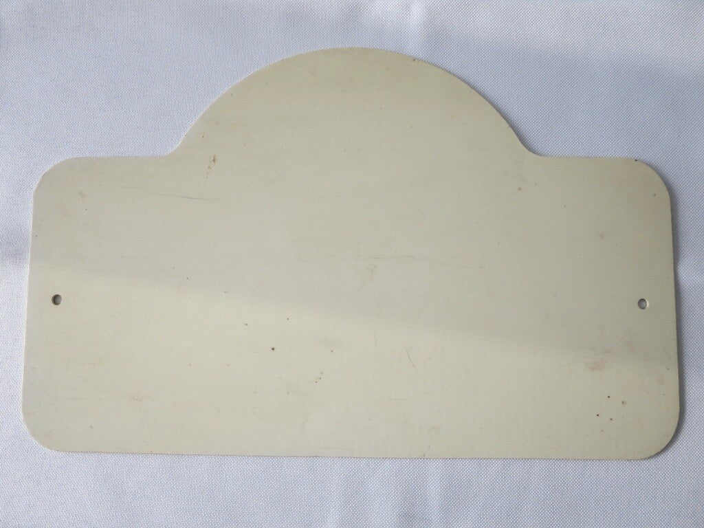 Vintage 1975 Hots Knots Rit Holland Car Rally Participant Plate Plaque #16 GM 