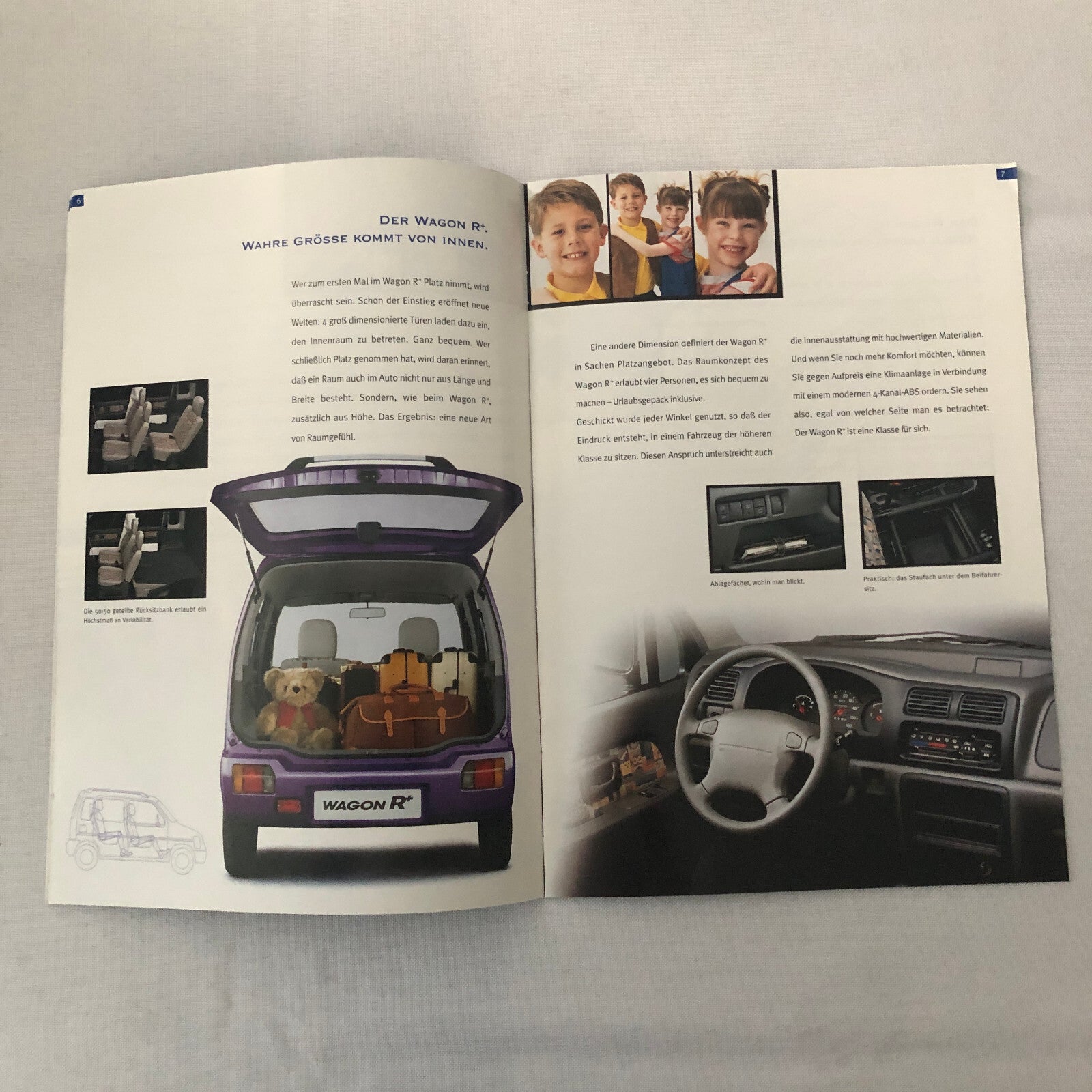 Suzuki Wagon R Car Sales Brochure Catalog GERMAN TEXT European Market