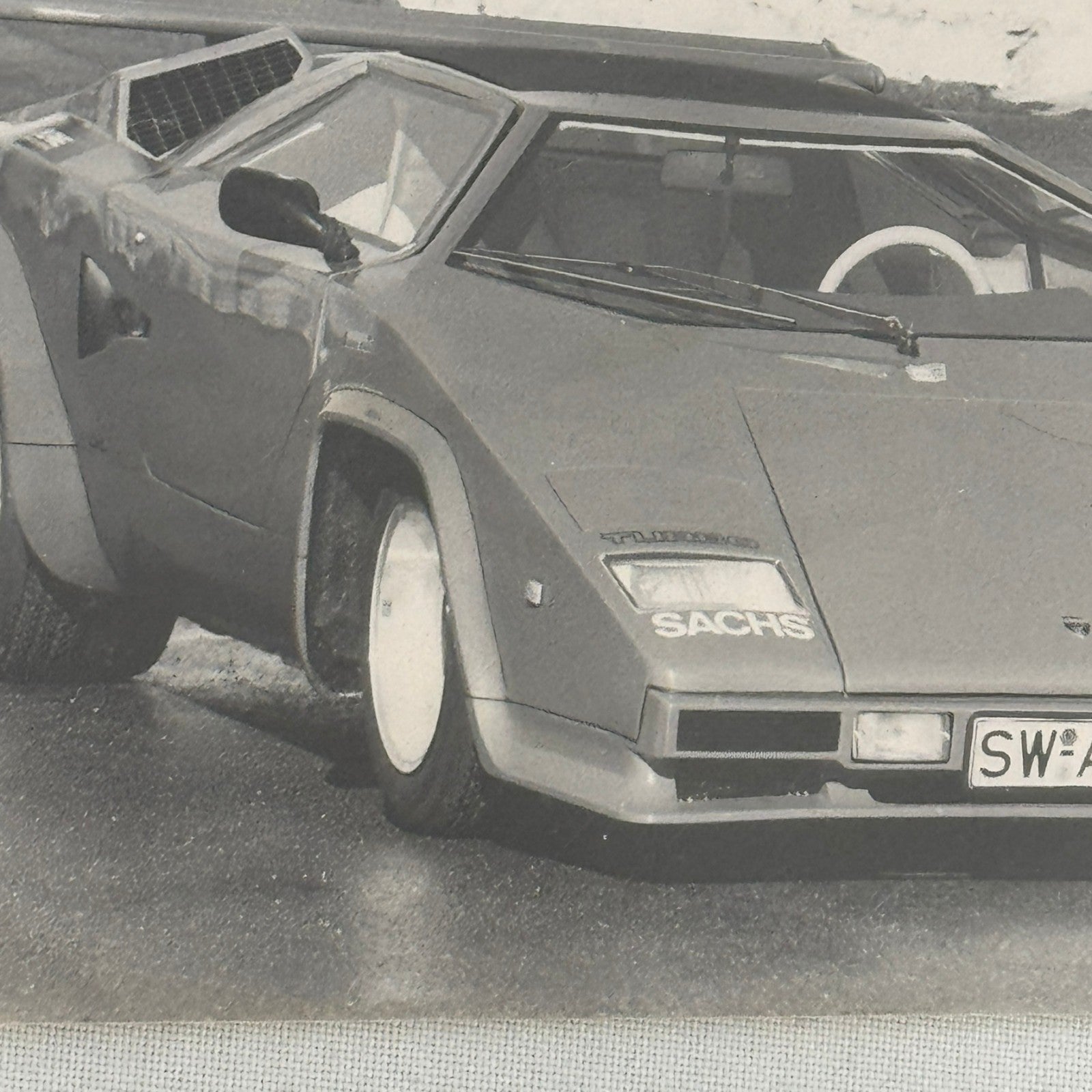 Vintage Lamborghini Countach KIT CAR Photo Photograph Volkswagen VW Based
