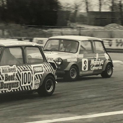 Vintage Austin Mini Racing Car Photo Photograph Print