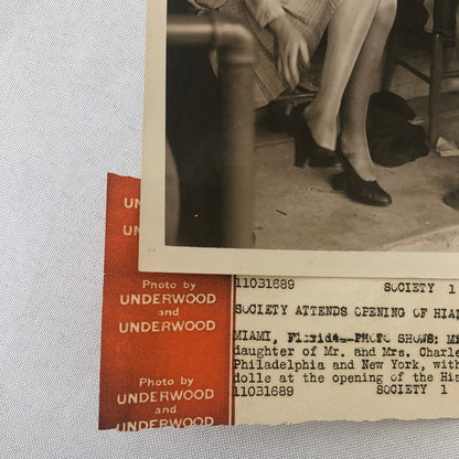 Press Photo Photograph Hialeah Park Miami Horse Racing Track Opening Society