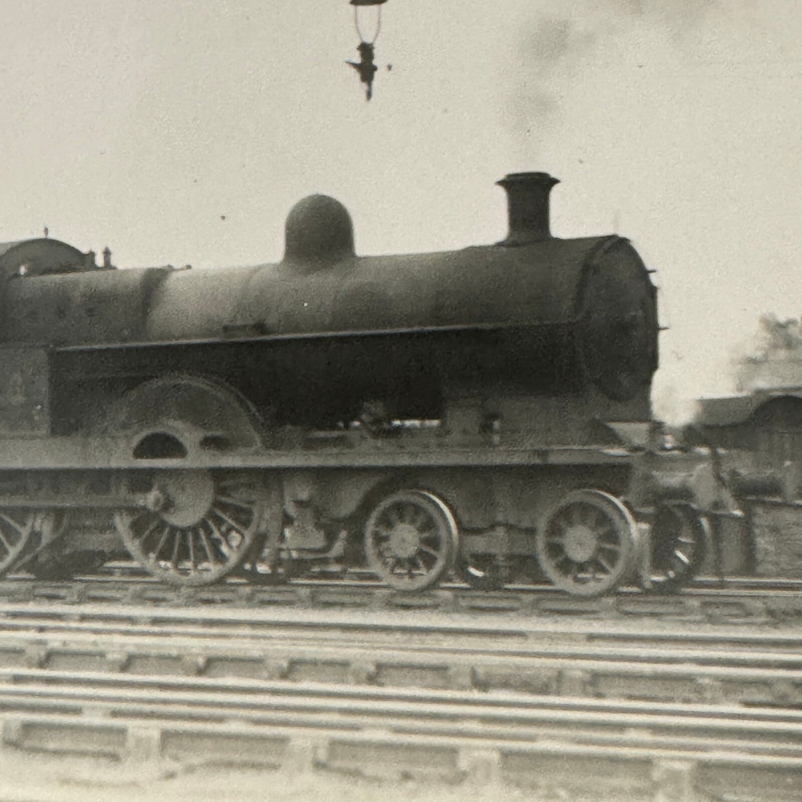 Vintage Train Locomotive Photo Photograph