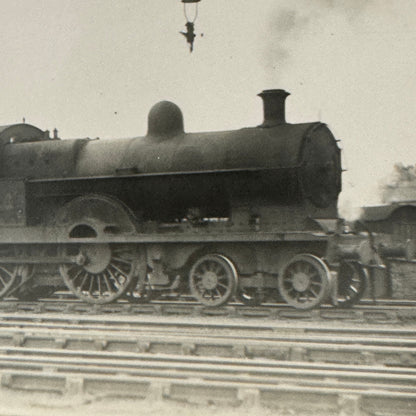 Vintage Train Locomotive Photo Photograph