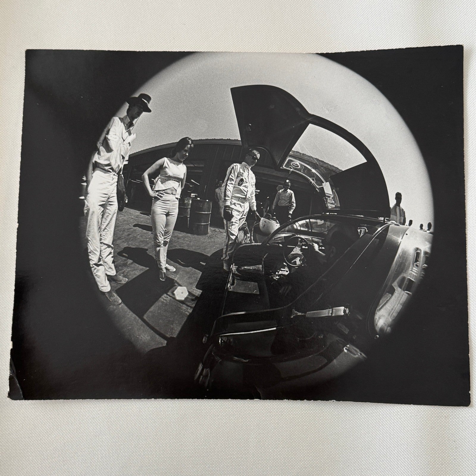 Vintage Porsche Racing Photo Photograph Print Race Car