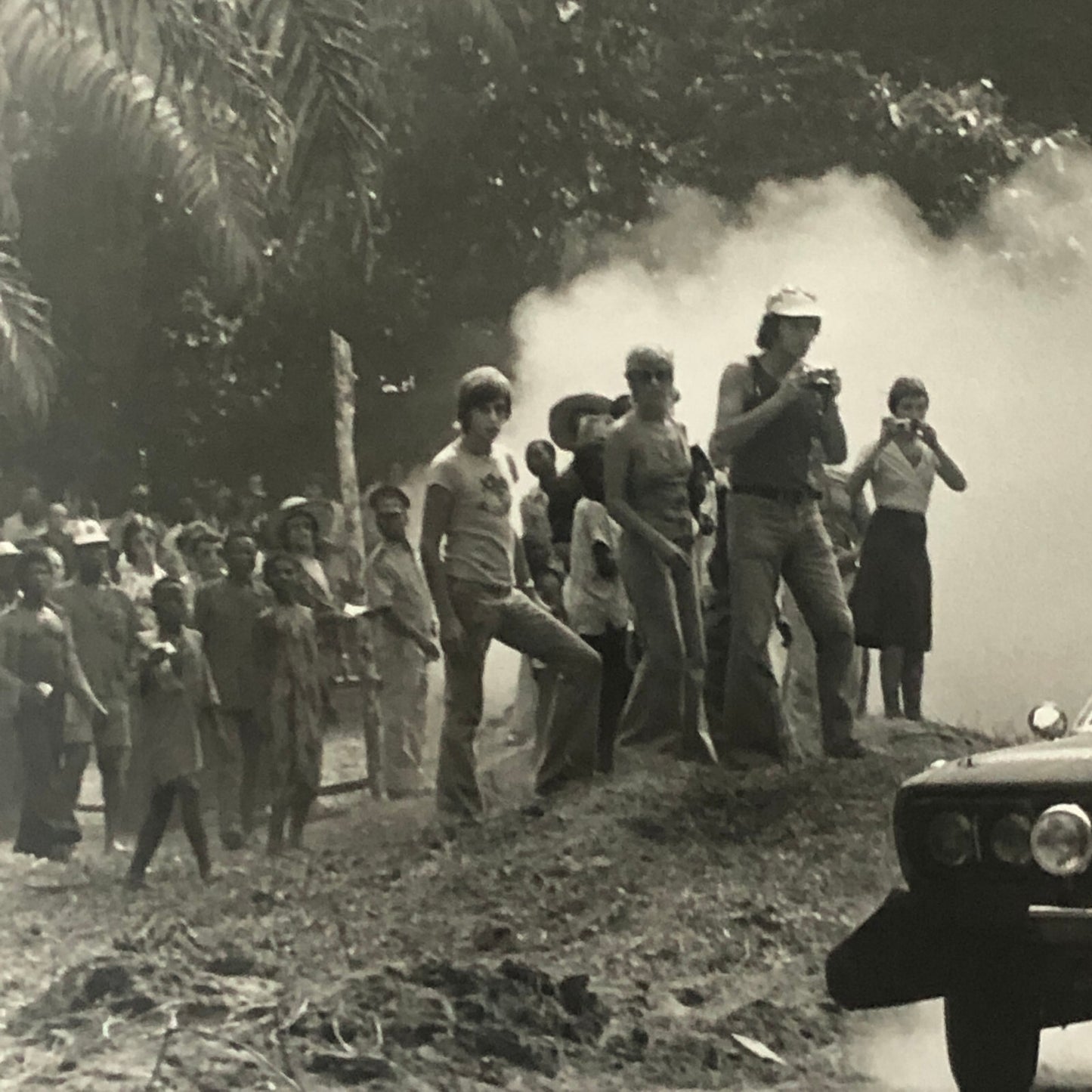 Vintage Rally Racing Photo Photograph 1974 Rallye du Bandama Car