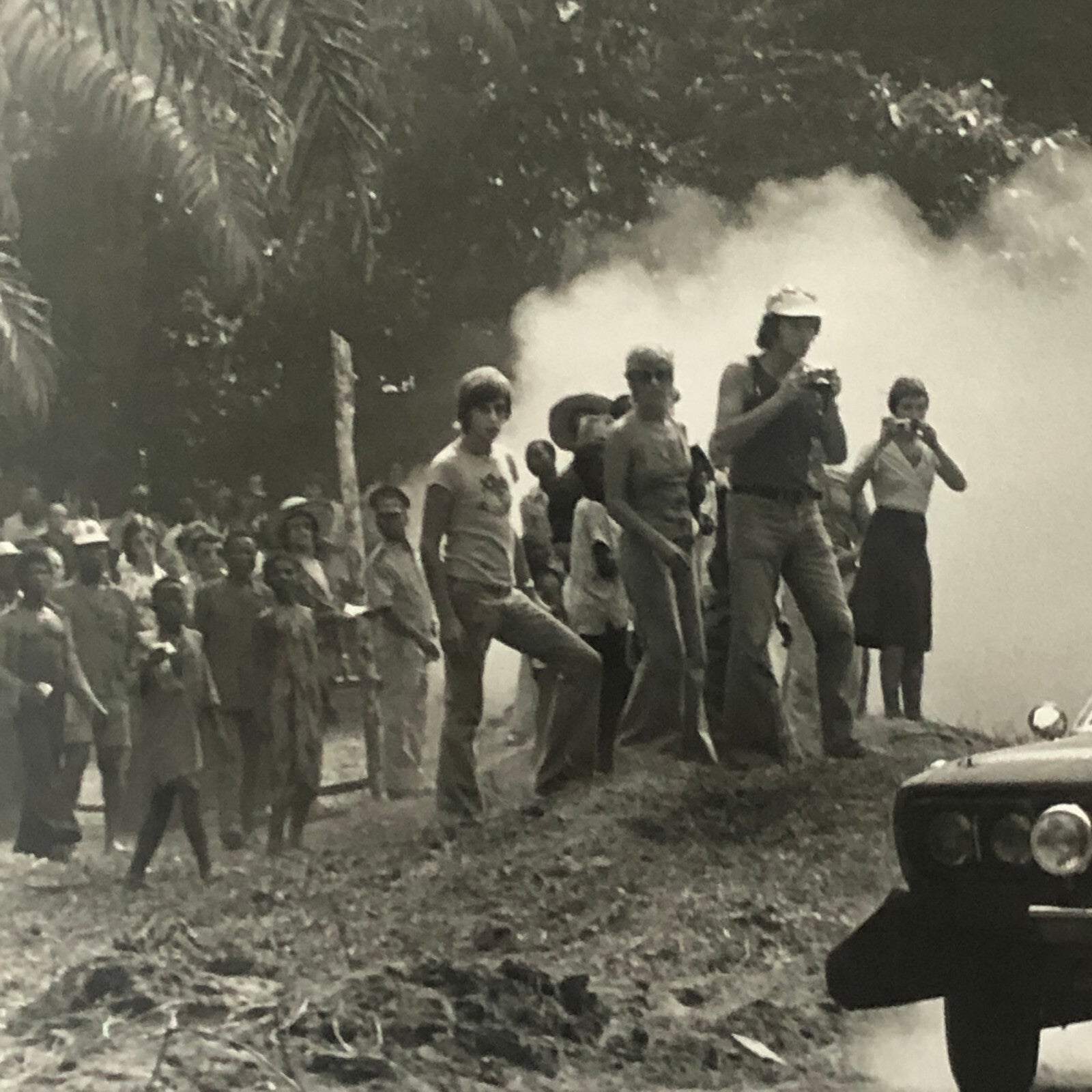 Vintage Rally Racing Photo Photograph 1974 Rallye du Bandama Car