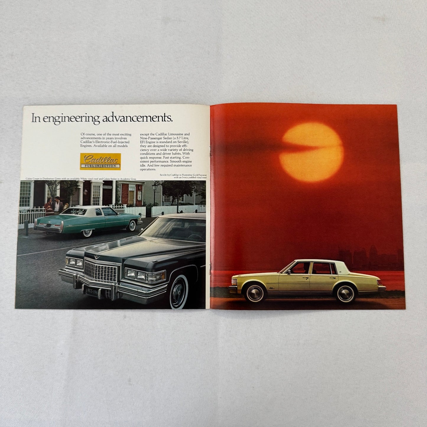 1976 Cadillac Car Sales Brochure Catalog Coupe deVille Seville Eldorado Brougham