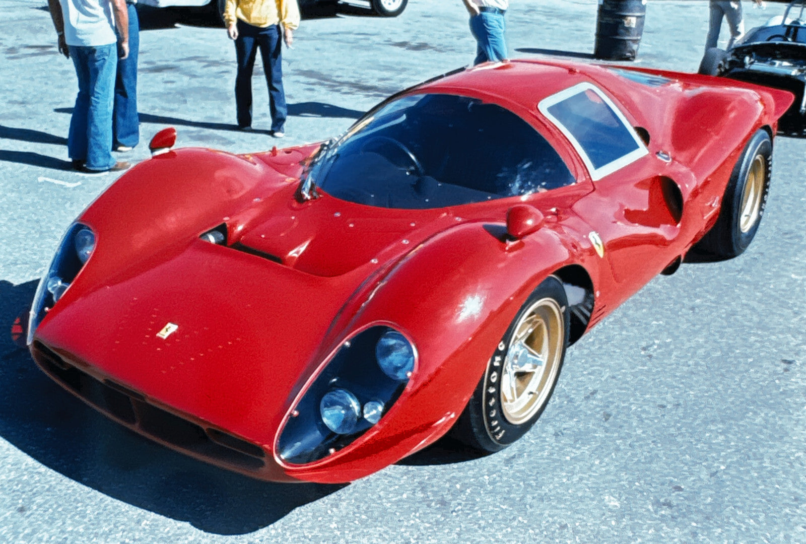 35MM Vintage Photo Slide Ferrari P4 Racing Car 1977