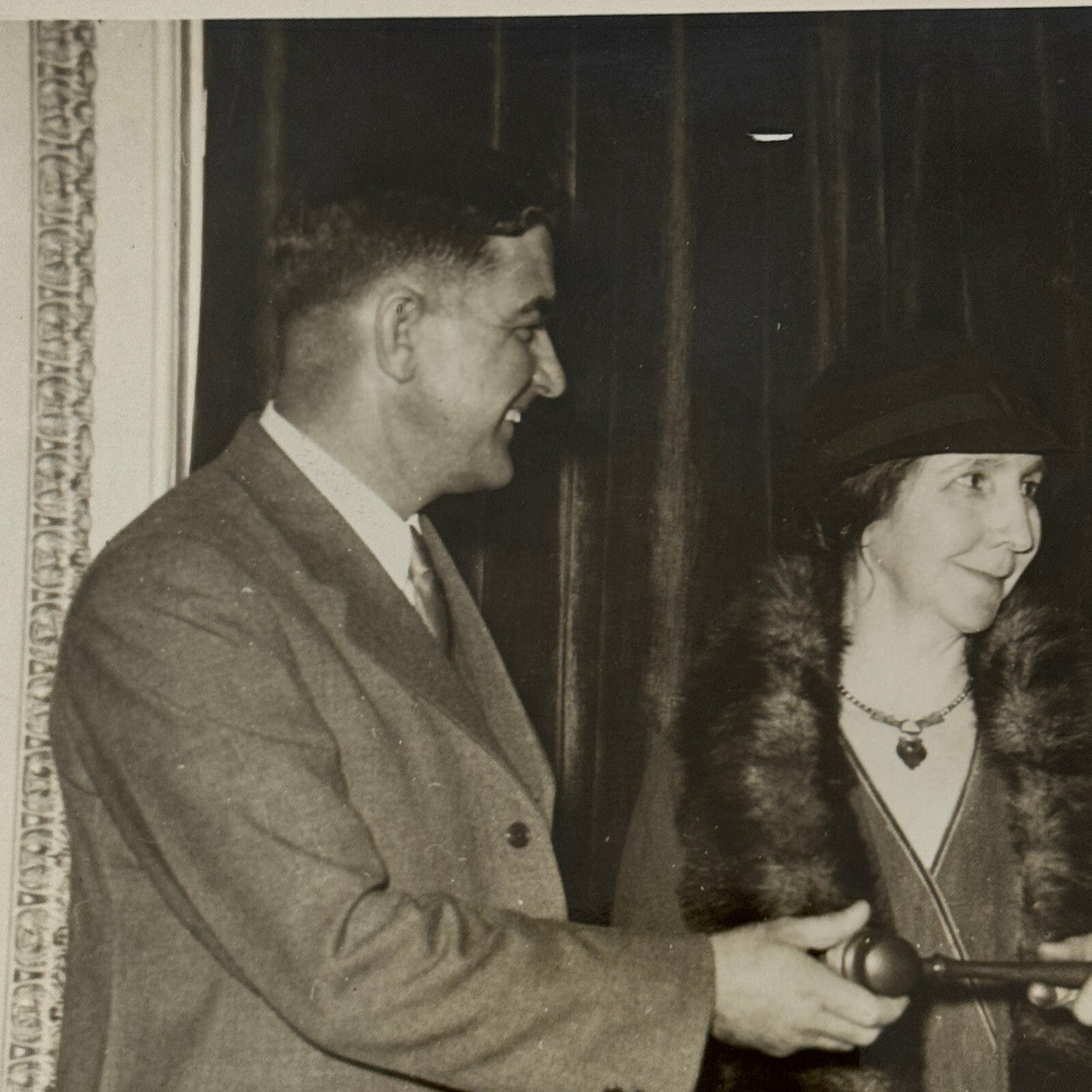 Press Photo Photograph Vice President John Nance Garner Franklin Roosevelt 1933