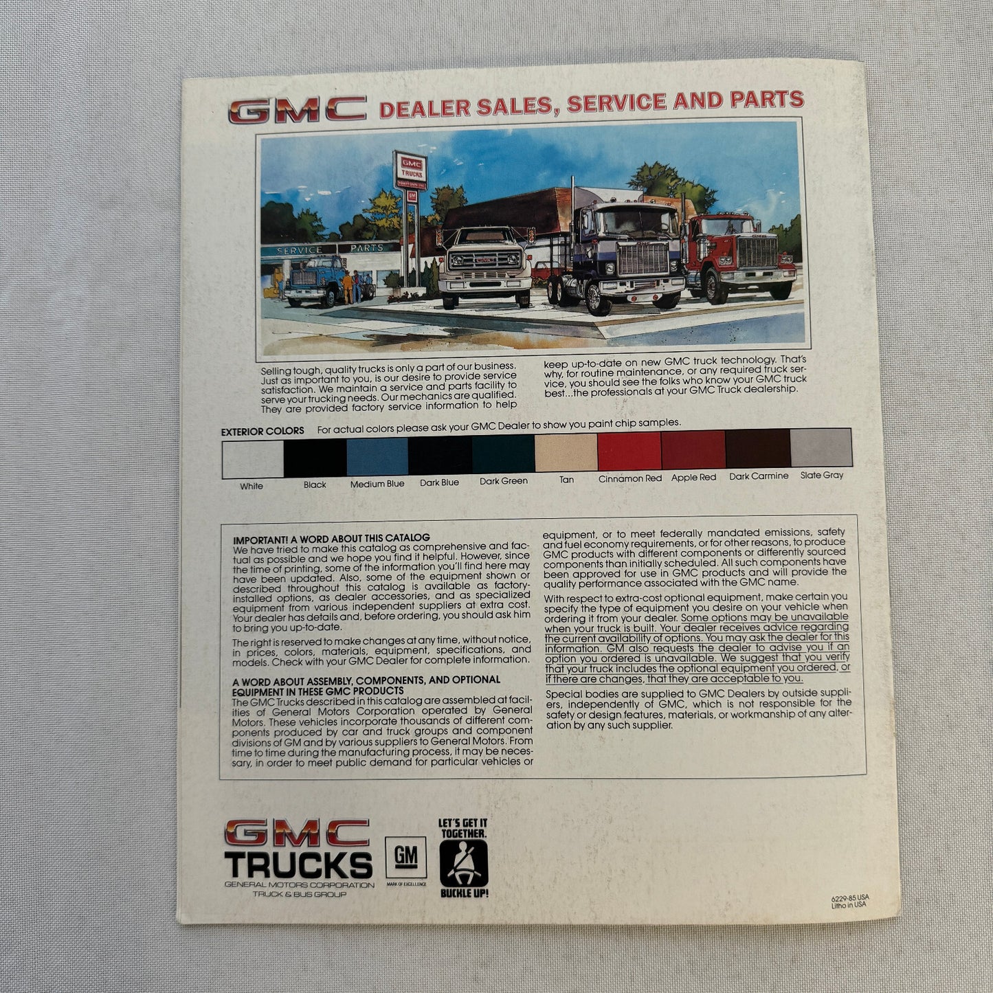 GMC Brigadier Truck Sales Brochure Catalog Advertising Vintage