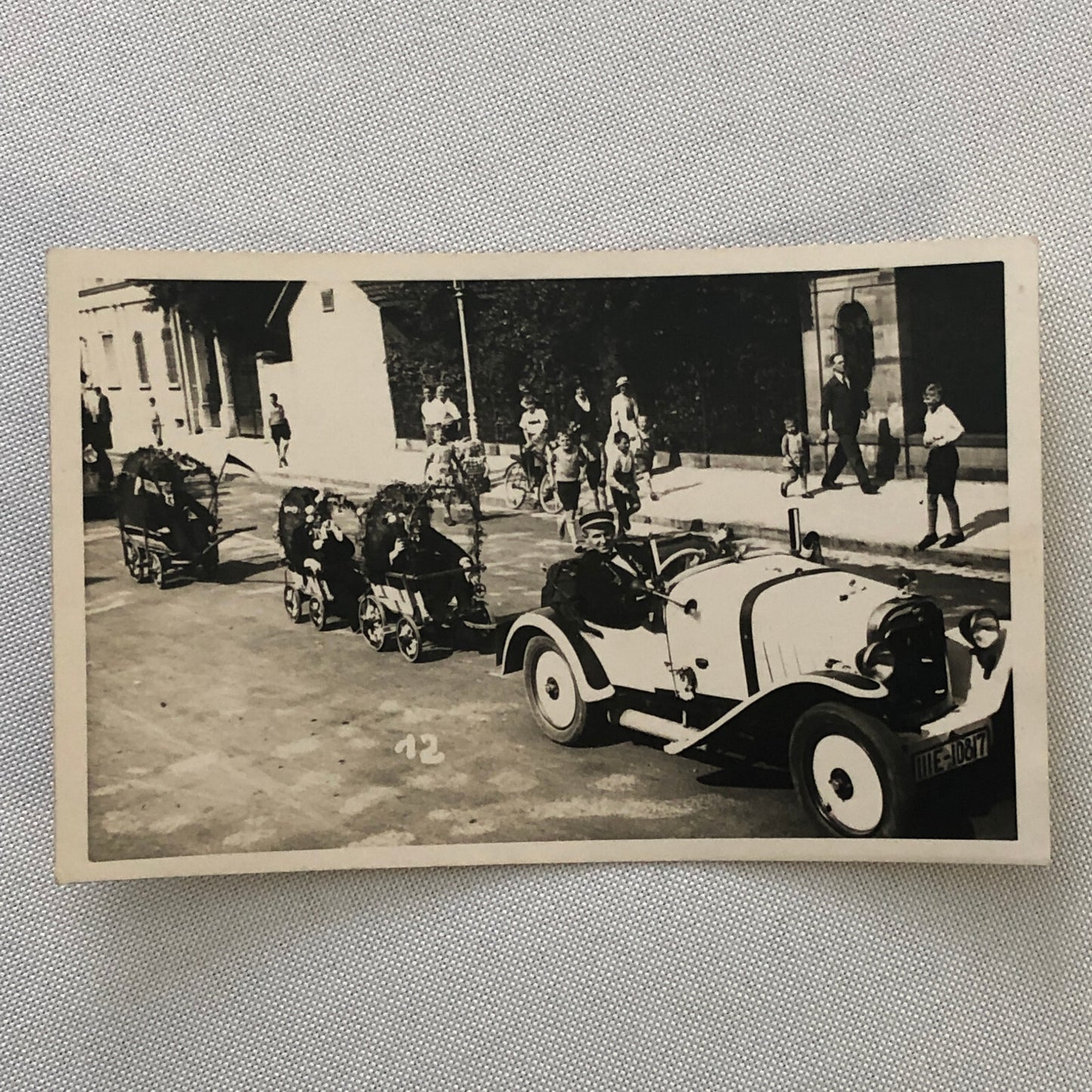 Vintage Parade Car Photo Germany Antique Automobile Photograph Lot of 2