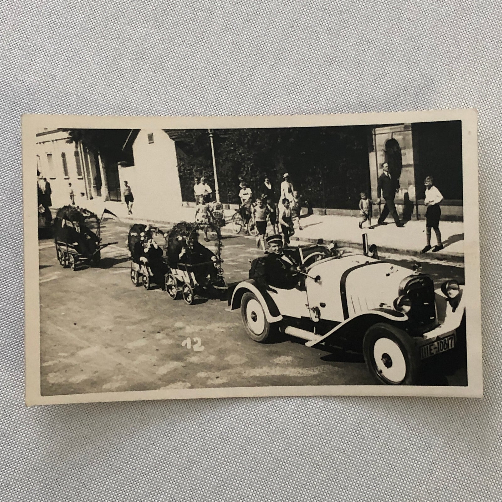 Vintage Parade Car Photo Germany Antique Automobile Photograph Lot of 2