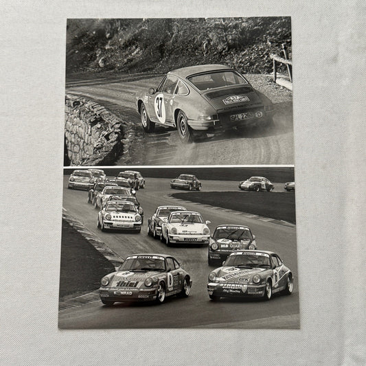 Porsche Racing press Photograph Rally Monte Carlo 911 1992 Porsche Carrera Cup