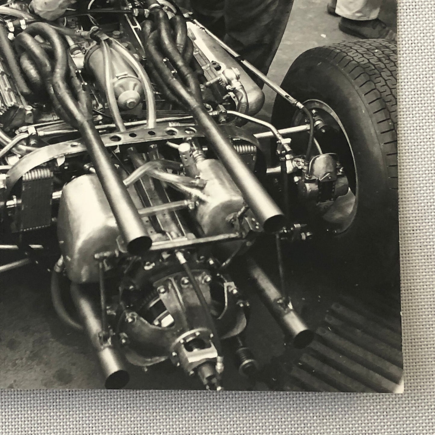 Vintage Racing Photo Photograph BRM Car Jos Reinhard Photographer