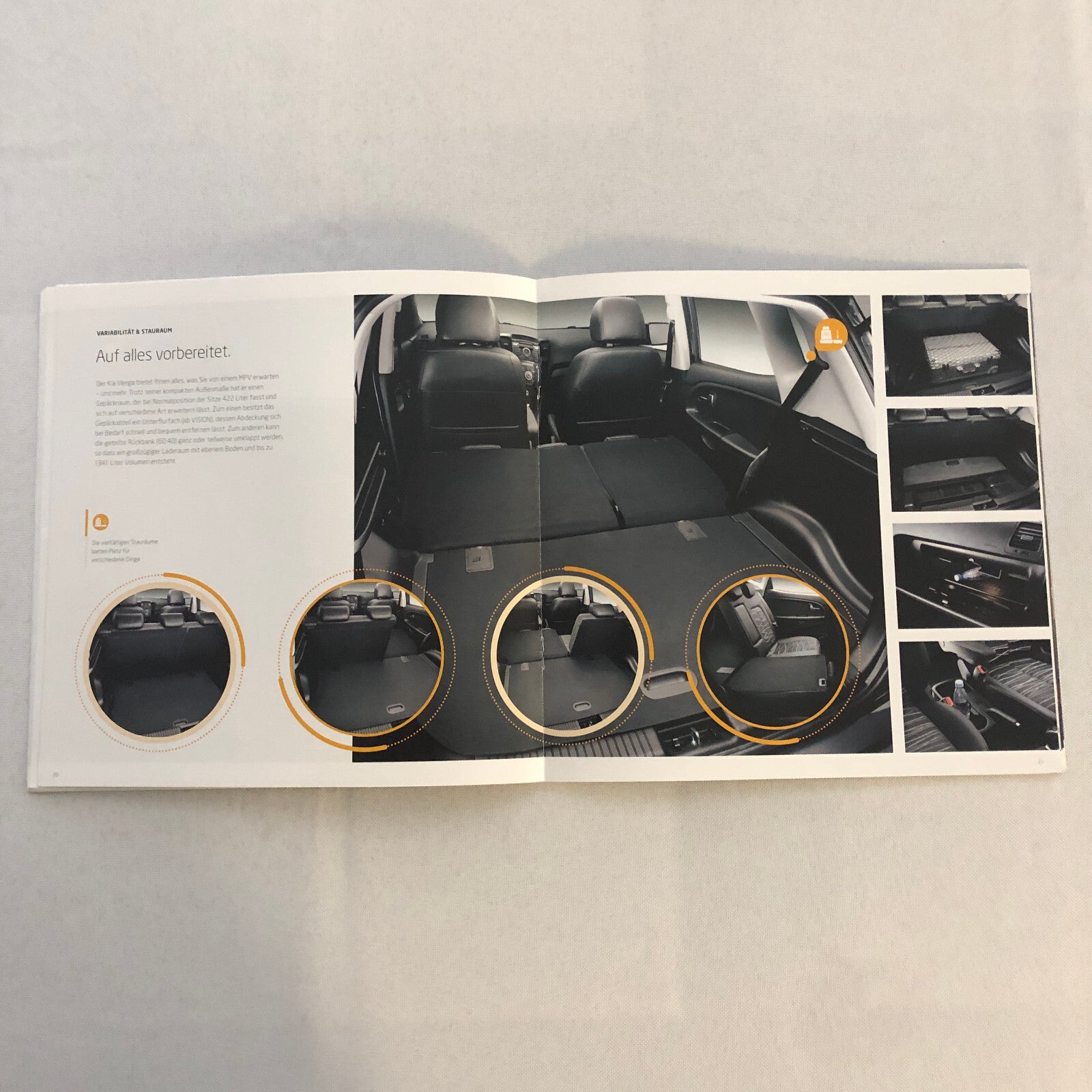 2010 Kia Venga Car Sales Brochure Catalog with Price List GERMAN Market