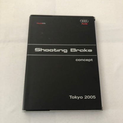 Audi Shooting Brake Concept Car Prototype 2005 Tokyo Auto Show Press Kit GERMAN