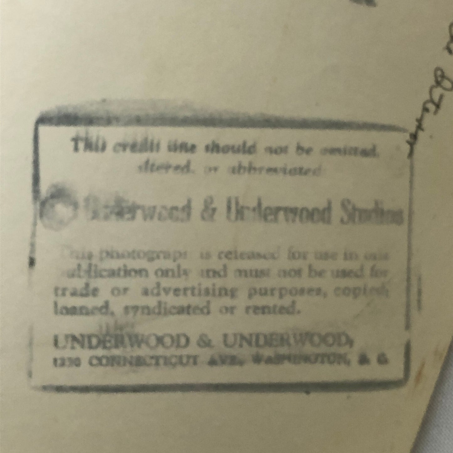 Press Photo Photograph Public Works Administrator on Camera 1933 Underwood Photo