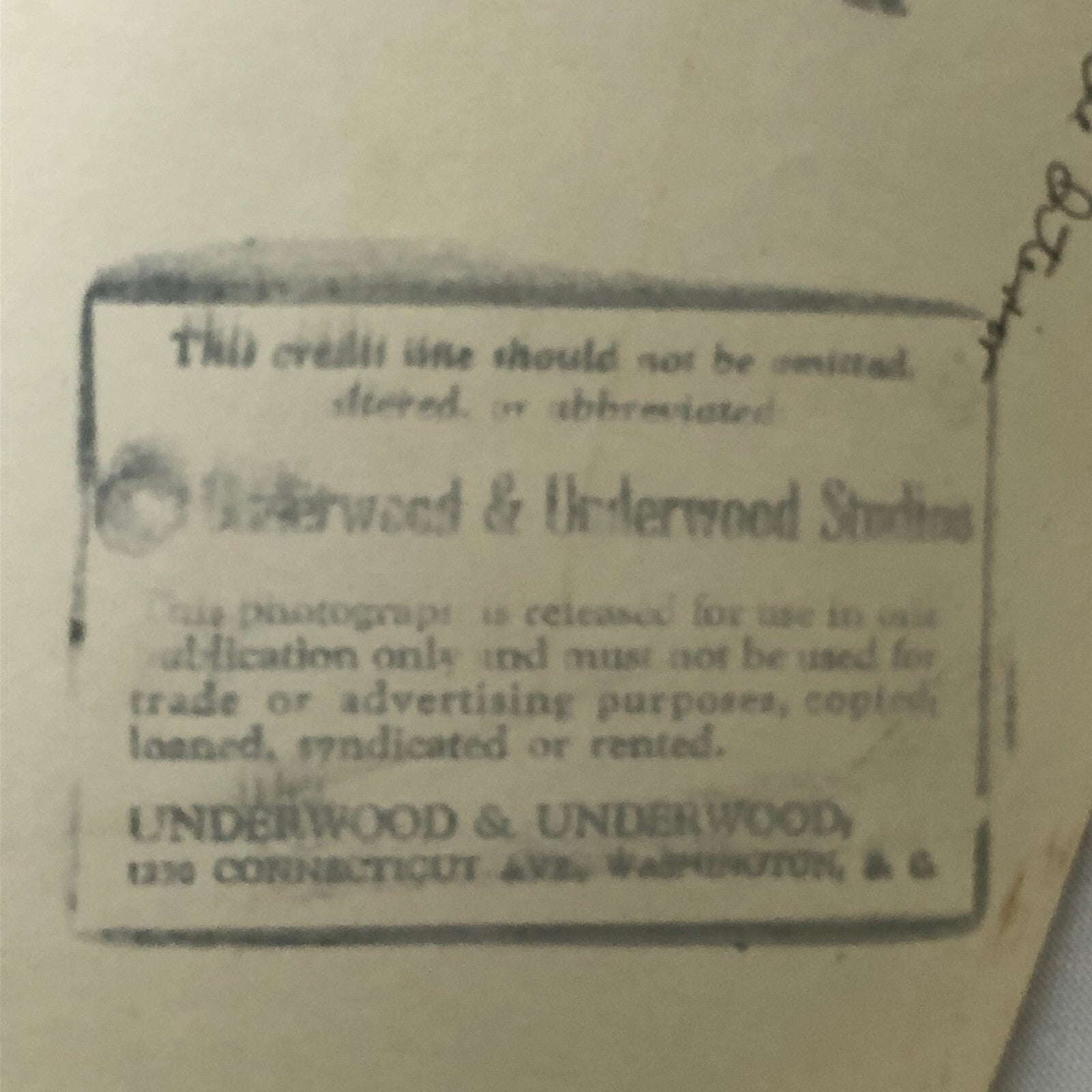 Press Photo Photograph Public Works Administrator on Camera 1933 Underwood Photo