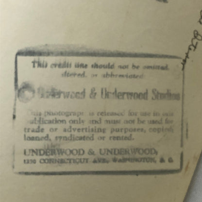 Press Photo Photograph Public Works Administrator on Camera 1933 Underwood Photo