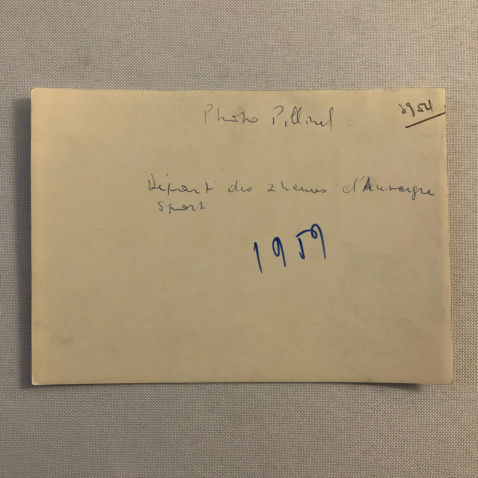 Vintage 1959 Racing Photo Photograph Print Race Cars Drivers 