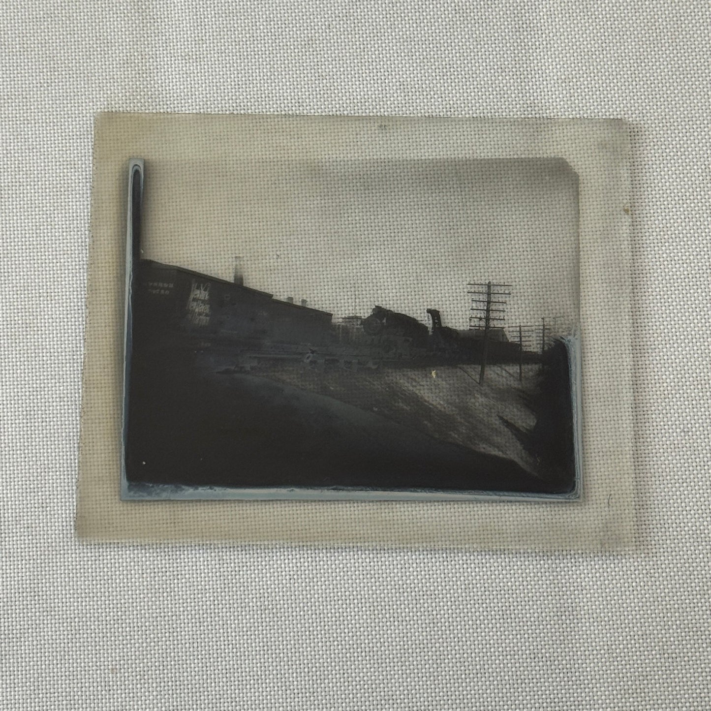 New York New Haven and Hartford Railroad Railway Train Glass Lantern Slide