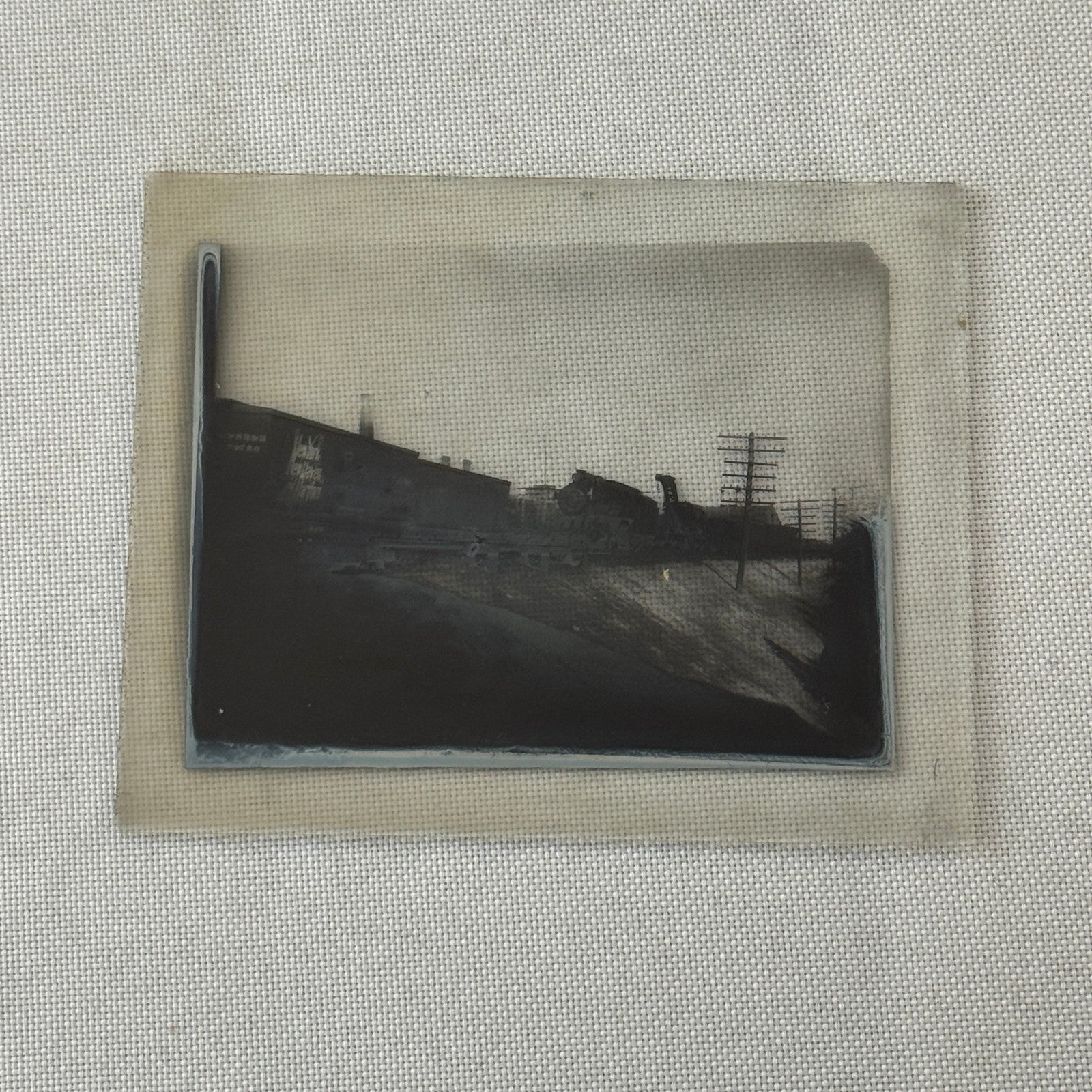 New York New Haven and Hartford Railroad Railway Train Glass Lantern Slide