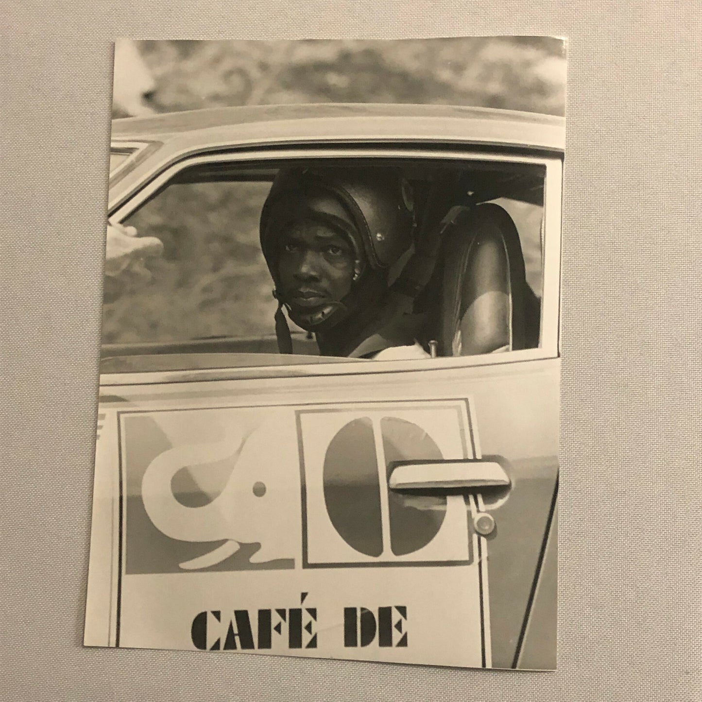 Vintage Rally Racing Photo Photograph 1974 Rallye du Bandama Driver